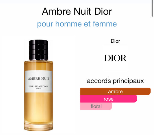 Ambre Nuit Dior